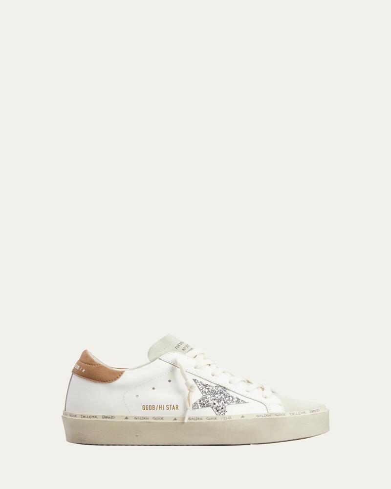 Golden Goose Hi Star Glitter Low-Top Sneakers Cover