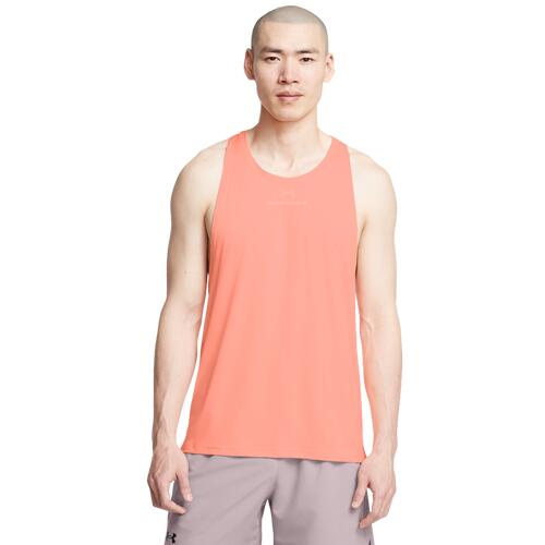 Under Armour Vanish Energy Tank - Mens Flare Orange/Flare Orange Cover