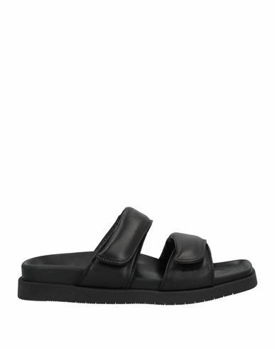 Doucal's Woman Sandals Black Soft Leather Cover