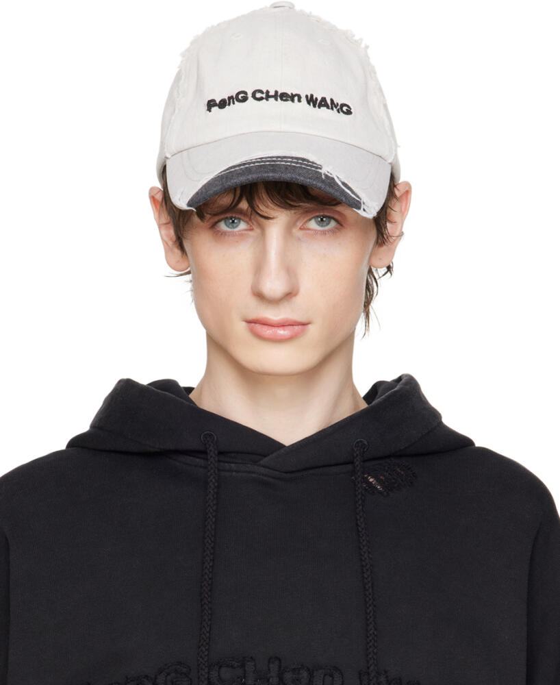 Feng Chen Wang Gray Raw Edge Cap Cover