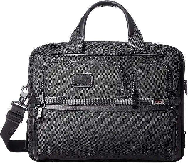 Tumi Alpha 3 Expandable Organizer Laptop Brief (Black 1) Luggage Cover