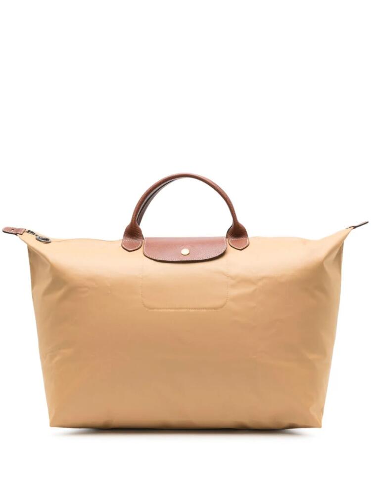 Longchamp small Le Pliage holdall - Neutrals Cover