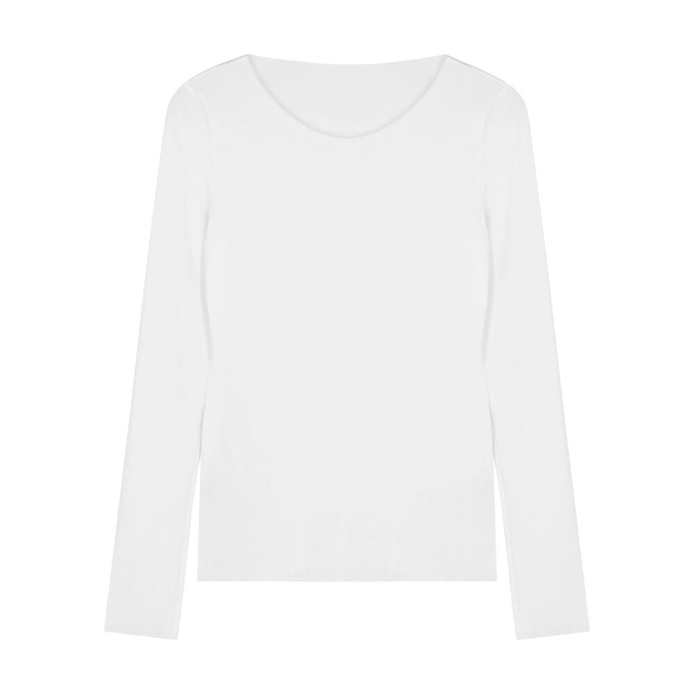 Wolford Aurora Pure Jersey top - White Cover