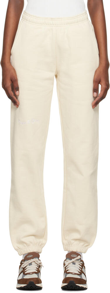 Museum of Peace & Quiet Off-White Wordmark Lounge Pants Cover