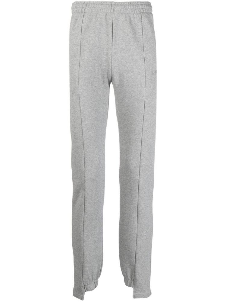 VETEMENTS slim-cut track pants - Grey Cover