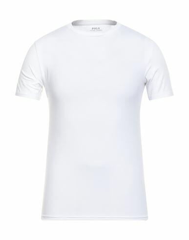 Polo Ralph Lauren Man Undershirt White Cotton, Elastane Cover