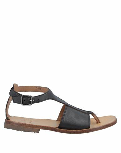 Moma Woman Thong sandal Dark brown Calfskin Cover