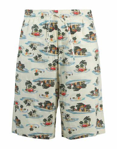 Bottega Veneta Hawaiian Print Cotton Shorts Man Shorts & Bermuda Shorts Multicolored Cotton Cover