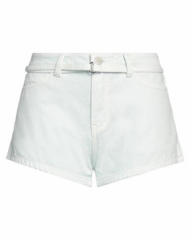 Isabelle Blanche Paris Woman Denim shorts Sky blue Cotton Cover