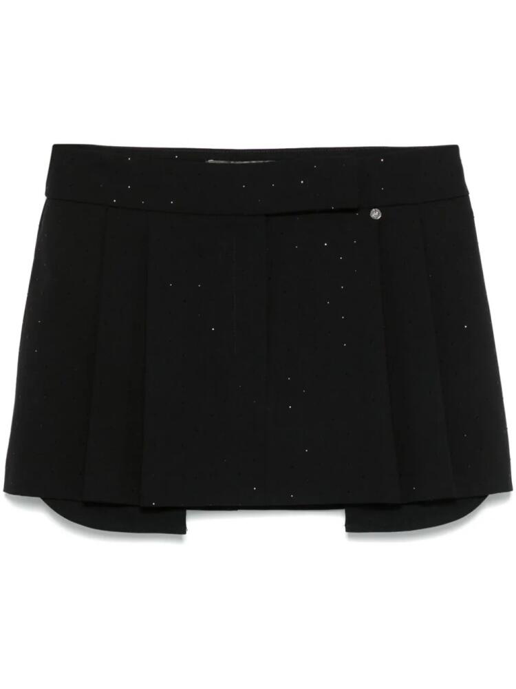 NISSA crystal-embellished mini skirt - Black Cover