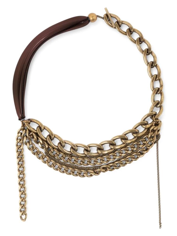 DRIES VAN NOTEN glass necklace - Brown Cover