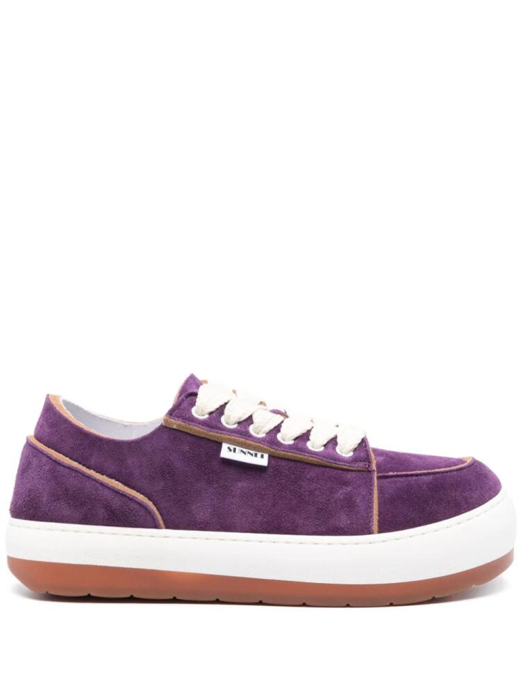 Sunnei Dreamy suede sneakers - Purple Cover