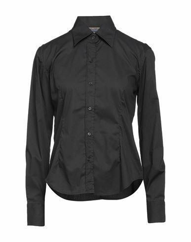 Thomas Reed Woman Shirt Black Cotton, Nylon, Elastane Cover