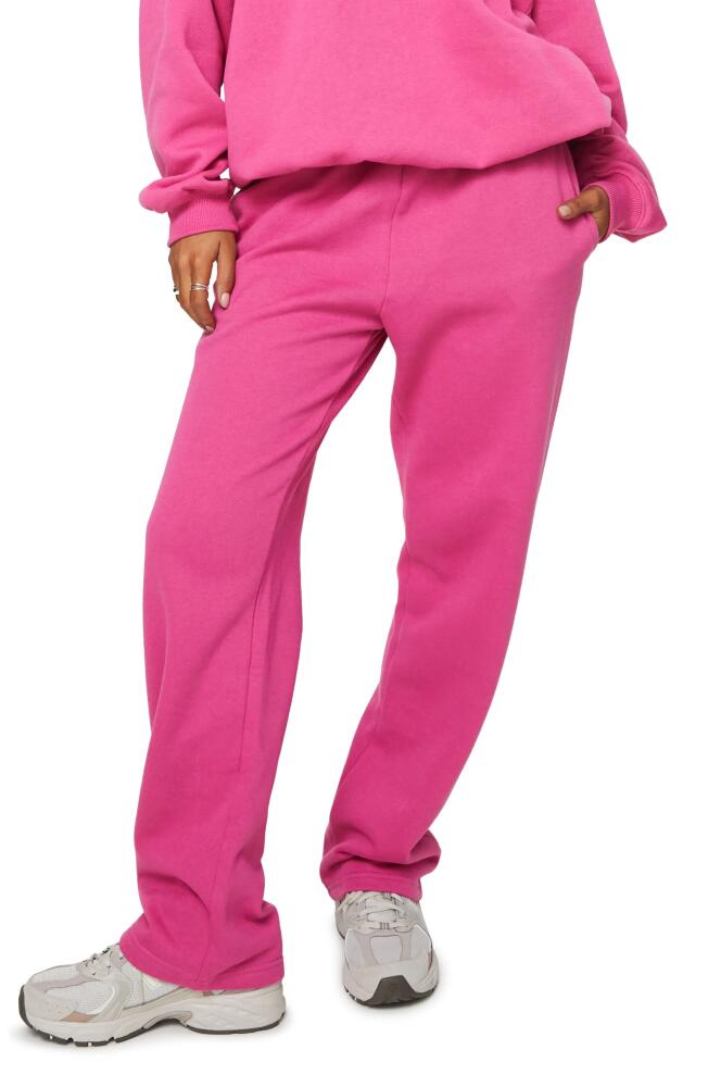 Princess Polly Arya Recycled Cotton Blend Sweatpants in Pink Cover