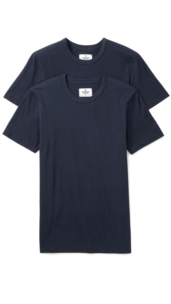 Reigning Champ Lightweight Jersey T-Shirt 2 Pack Navy Cover