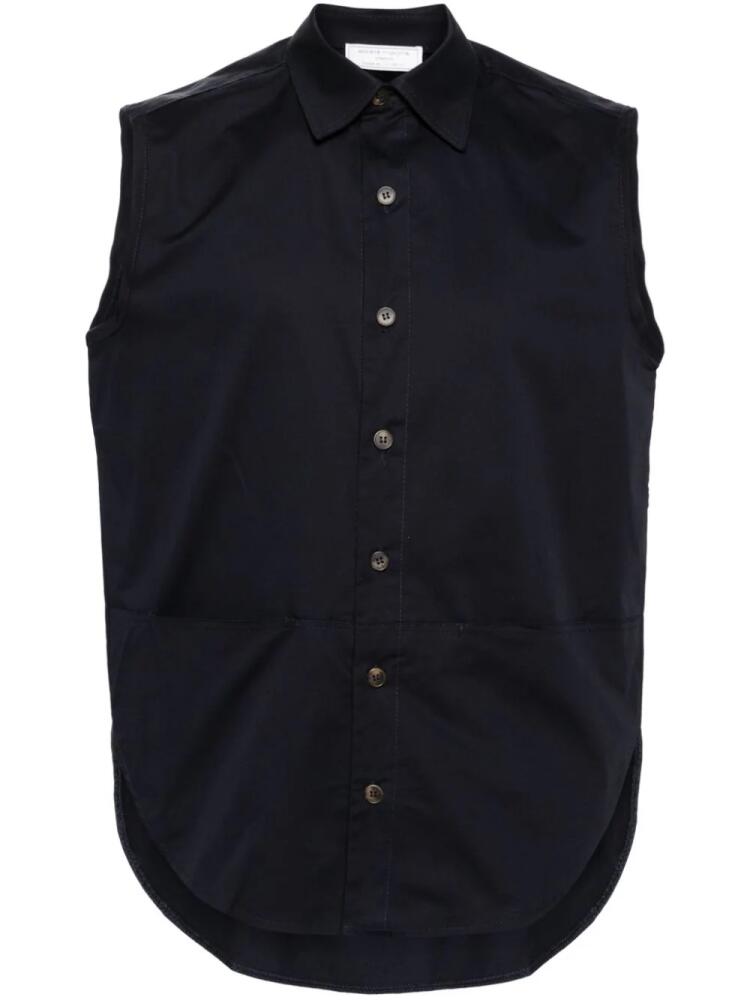 Société Anonyme K sleeveless cotton shirt - Blue Cover