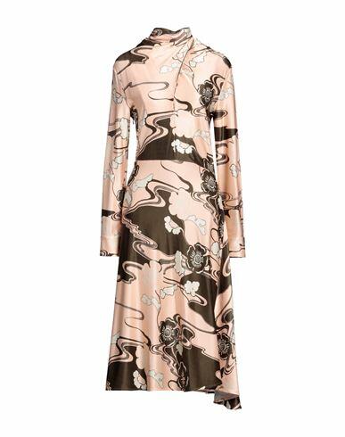 Jil Sander Woman Midi dress Apricot Viscose, Elastane Cover