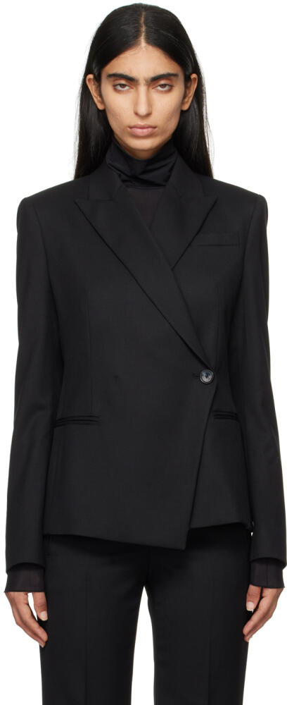 BOSS Black Slim-Fit Wool Twill Blazer Cover