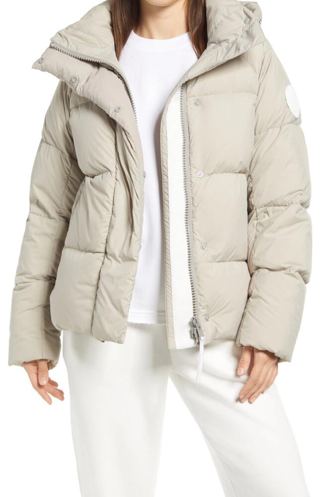 Canada Goose Junction 750 Fill Power Down Packable Parka in Limestone - Calcaire Cover