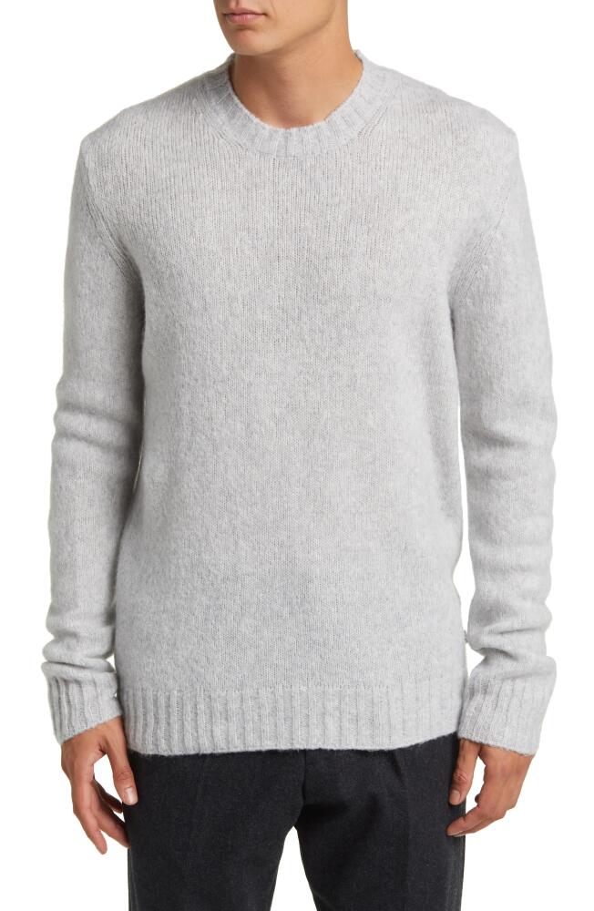 NN07 Lee 6598 Wool Blend Crewneck Sweater in Light Grey Melange Cover