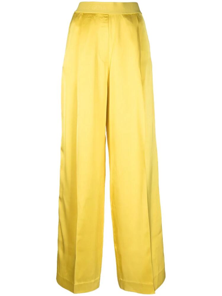 Stine Goya Ciara wide-leg trousers - Yellow Cover