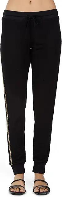 Michael Lauren Jamaica Lounge Pants w/ Chain Tape (Black) Women's Casual Pants Cover