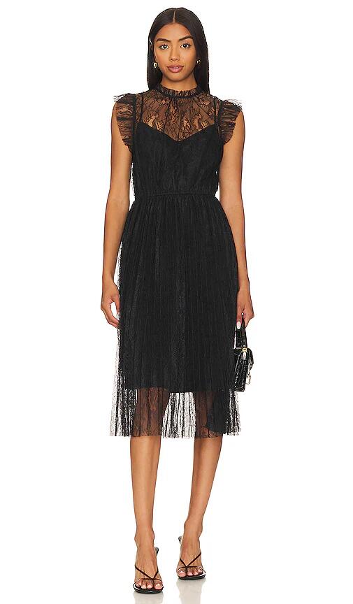 Steve Madden Izzo Midi Dress in Black Cover