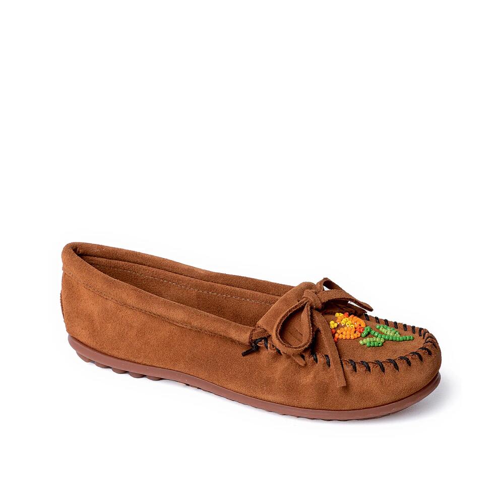 Minnetonka Ziigwan Waabigwan Slipper | Women's | Cognac Cover