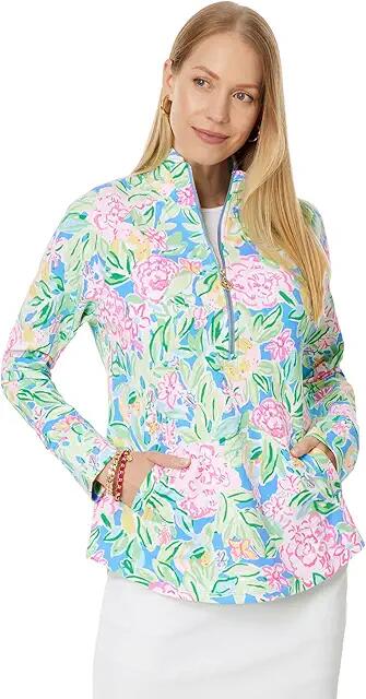 Lilly Pulitzer UPF 50+ Skipper Popover (Multi Grove Garden) Women's Long Sleeve Pullover Cover