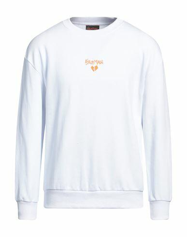 Self Made By Gianfranco Villegas Man Sweatshirt White Cotton Cover