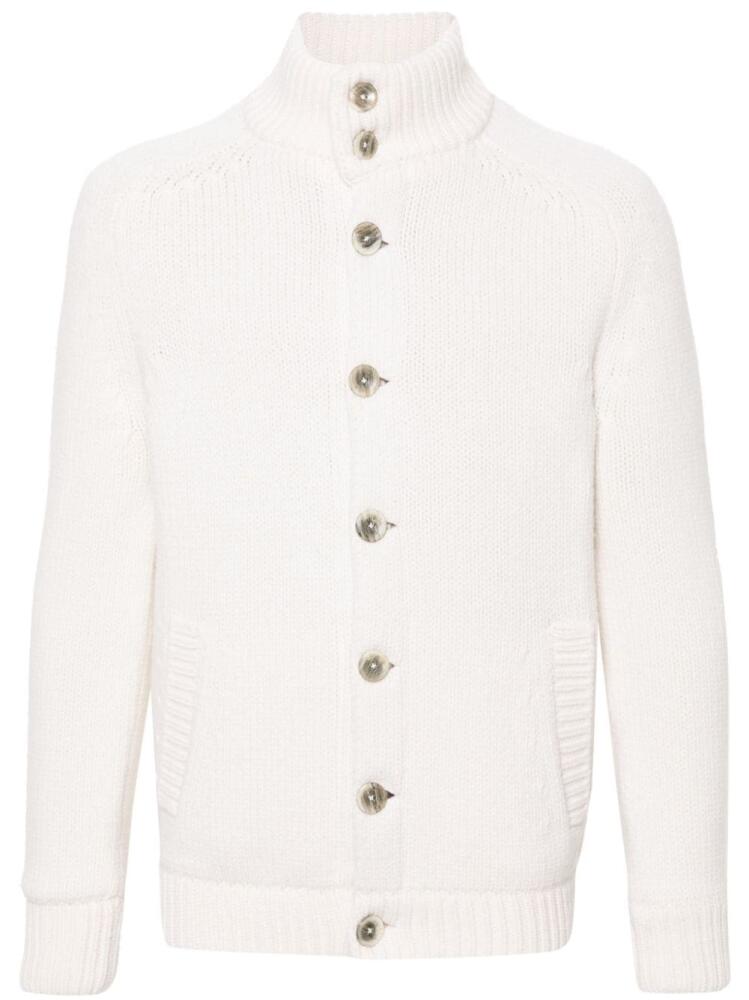 Herno Resort wool cardigan - White Cover