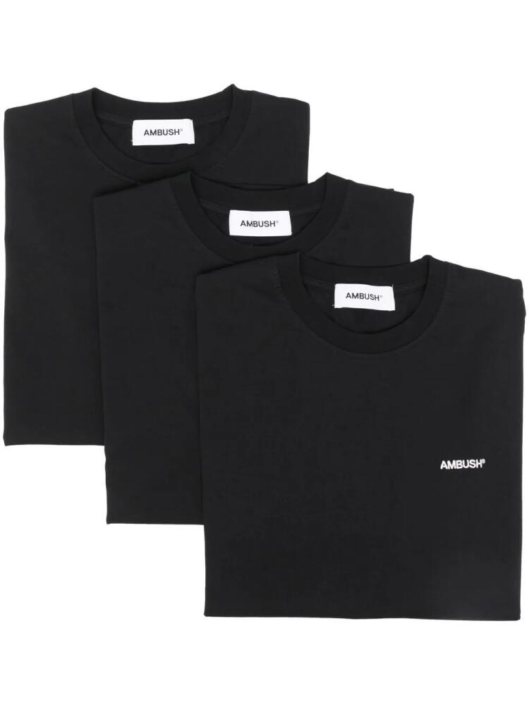 AMBUSH logo-print short-sleeve T-shirt - Black Cover