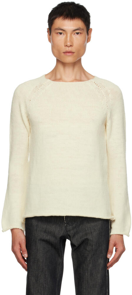 Gabriela Coll Garments Off-White No.246 Sweater Cover