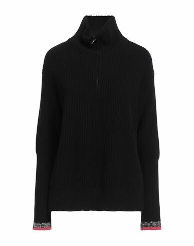 Aragona Woman Turtleneck Black Cashmere Cover