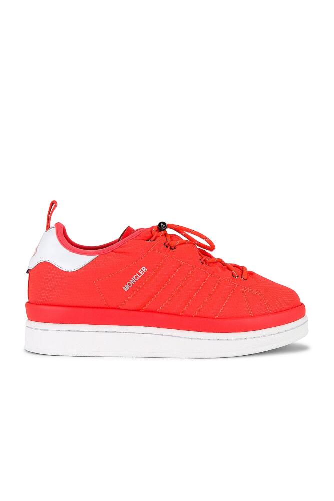 Moncler Genius x Adidas Campus Low Top Sneakers in Red Cover