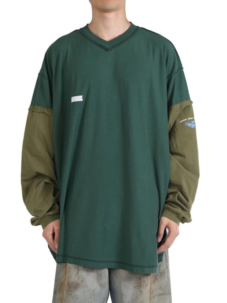 VETEMENTS cotton sweater - Green Cover