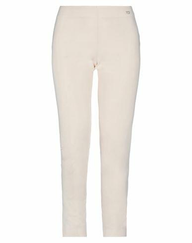 Vdp Collection Woman Pants Ivory Viscose, Polyamide, Elastane, Acetate, Silk Cover