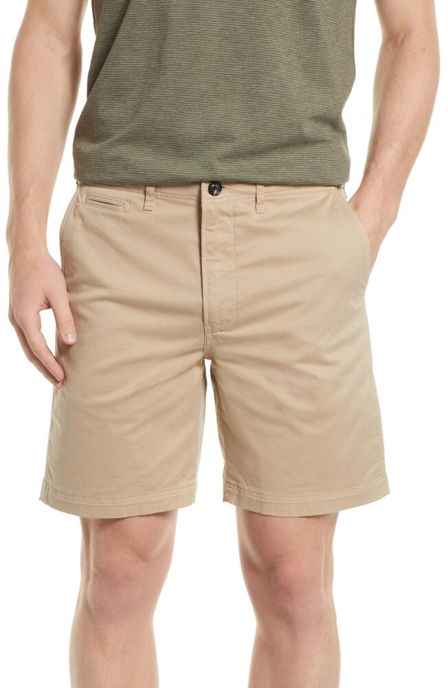 Billy Reid Men's Cotton Blend Chino Shorts in Khaki Cover