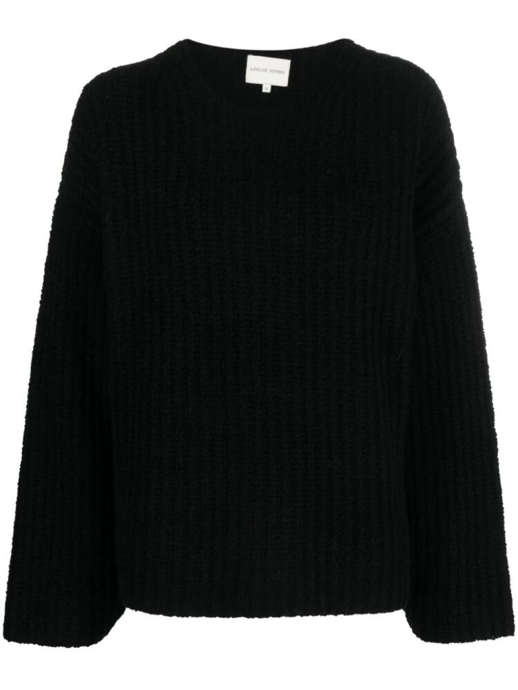 Loulou Studio Lola ribbed-knit jumper - Black Cover