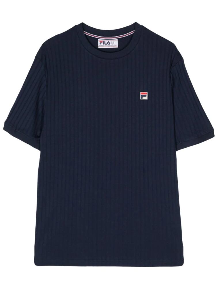 Fila Easton fine-ribbed T-shirt - Blue Cover