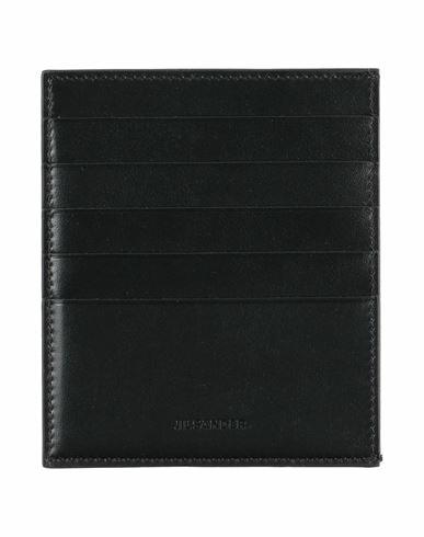 Jil Sander Man Document holder Black Calfskin Cover