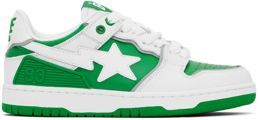 BAPE Green Sk8 Sta #1 Sneakers Cover