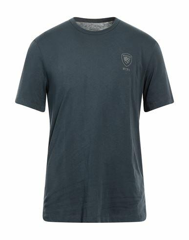 Blauer Man T-shirt Midnight blue Cotton Cover