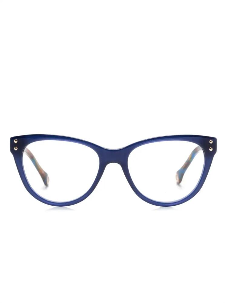 Carolina Herrera cat-eye frame glasses - Blue Cover