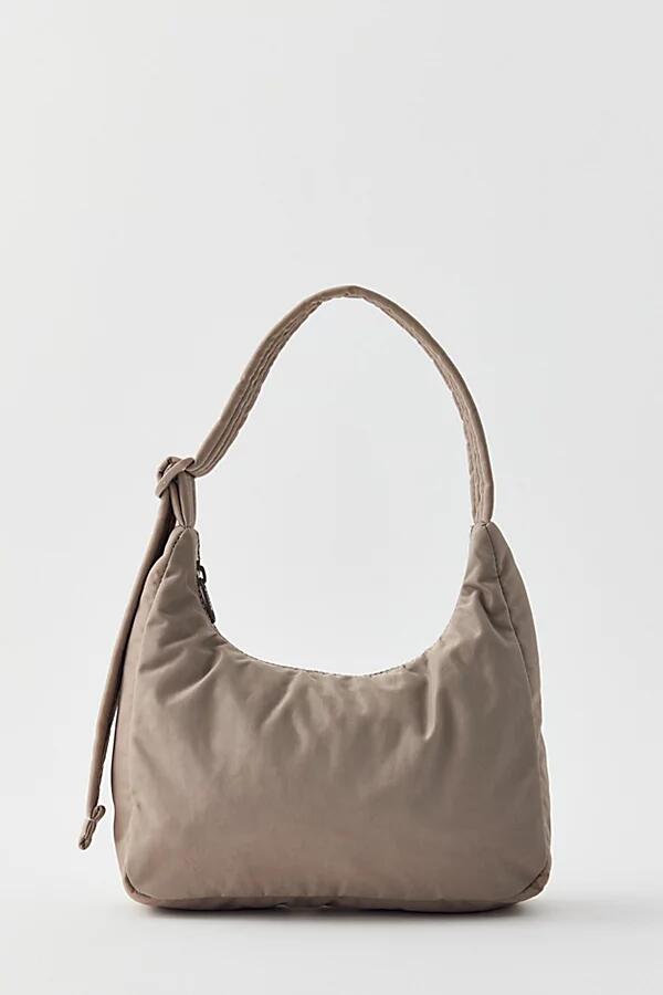 BAGGU Mini Nylon Shoulder Bag in Dove Cover