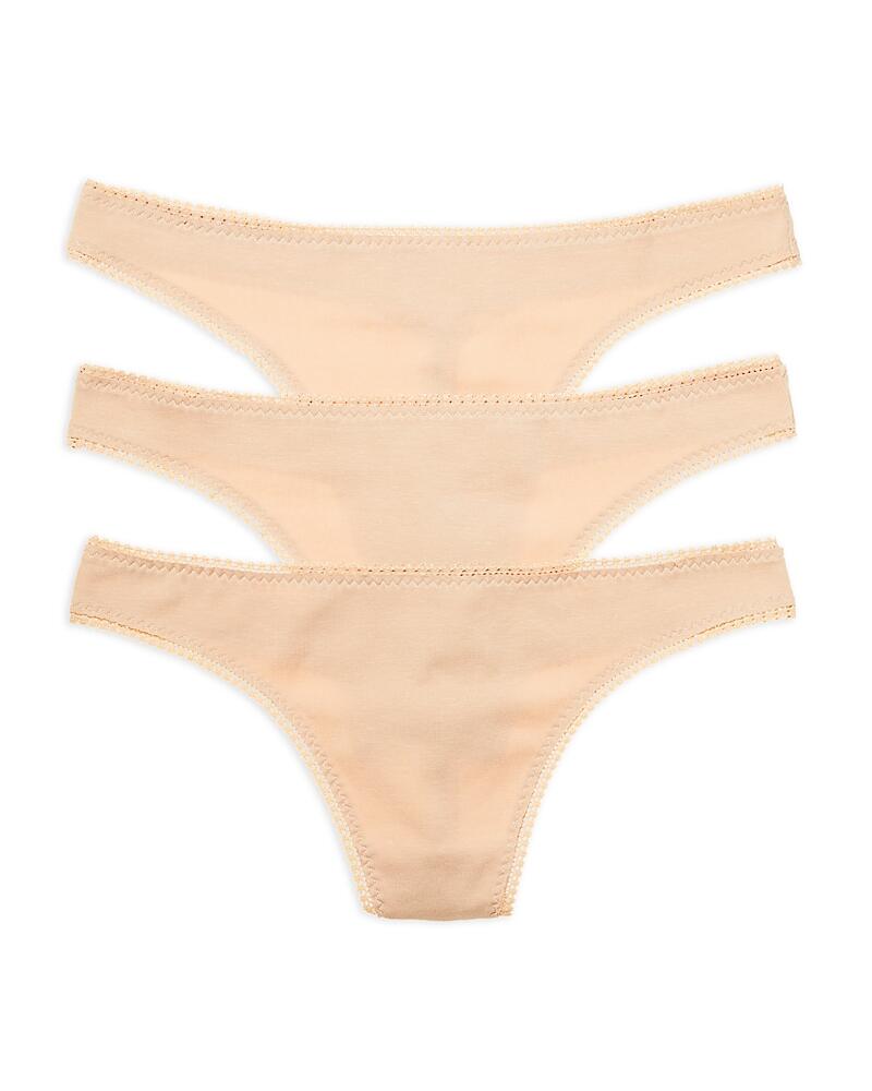 On Gossamer Cabana Cotton Blend Hip-g Thongs, Set of 3 Cover