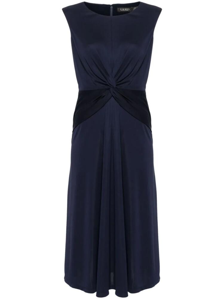 Lauren Ralph Lauren Tessane flared midi dress - Blue Cover