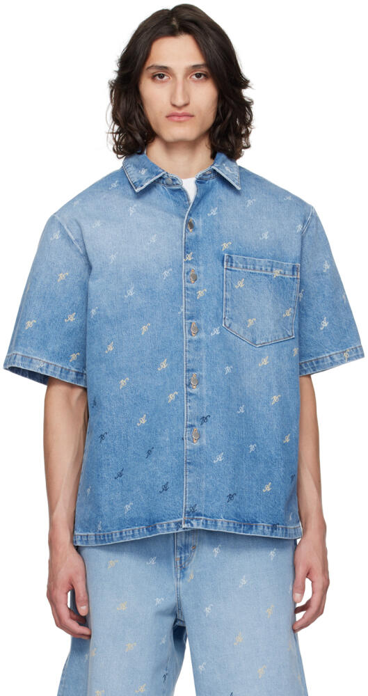 Axel Arigato Blue Miles Denim Shirt Cover