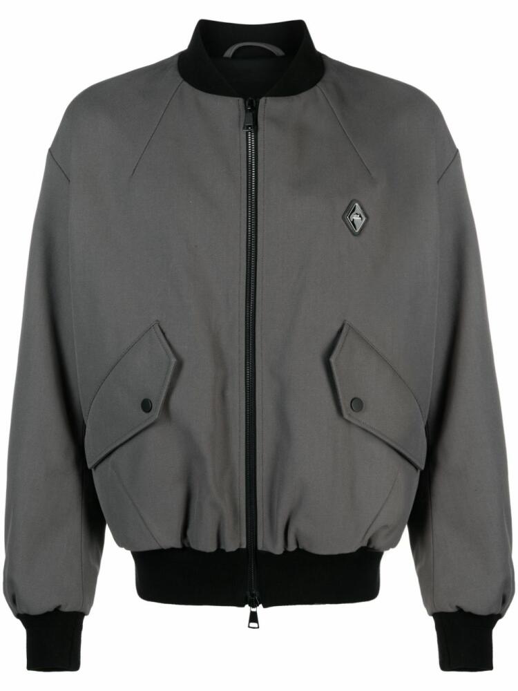 A-COLD-WALL* panelled cotton bomber jacket - Black Cover