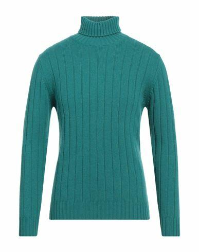 Filippo De Laurentiis Man Turtleneck Turquoise Cashmere Cover